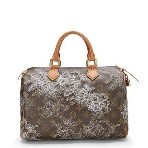 Limited addition Vintage Signature Louis Vuitton Speedy bag